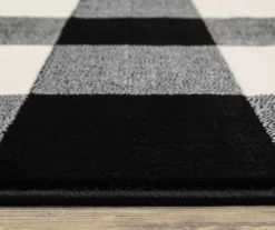 Geoffri Black & White Plaid Area Rug -Cuisinart Store 810551450 6