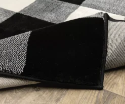 Geoffri Black & White Plaid Area Rug -Cuisinart Store 810551450 7