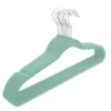 Dark Teal Rubberized Slim Hangers, 10-Pack
