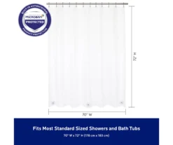 Clear Medium-Weight Microban PEVA Shower Liner 12 Clear Medium-Weight Microban PEVA Shower Liner -Cuisinart Store 810553970 A8 4