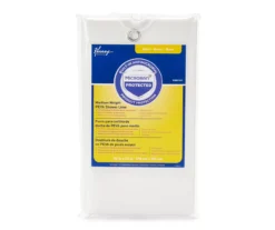 White Medium-Weight Microban PEVA Shower Liner