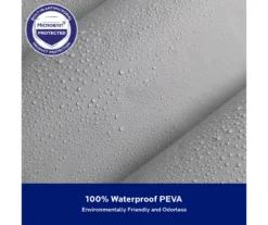 Gray Medium-Weight Microban PEVA Shower Liner -Cuisinart Store 810553972 A8 6