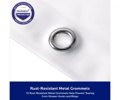 Frosted Medium-Weight Microban PEVA Shower Liner -Cuisinart Store 810553973 A8 5