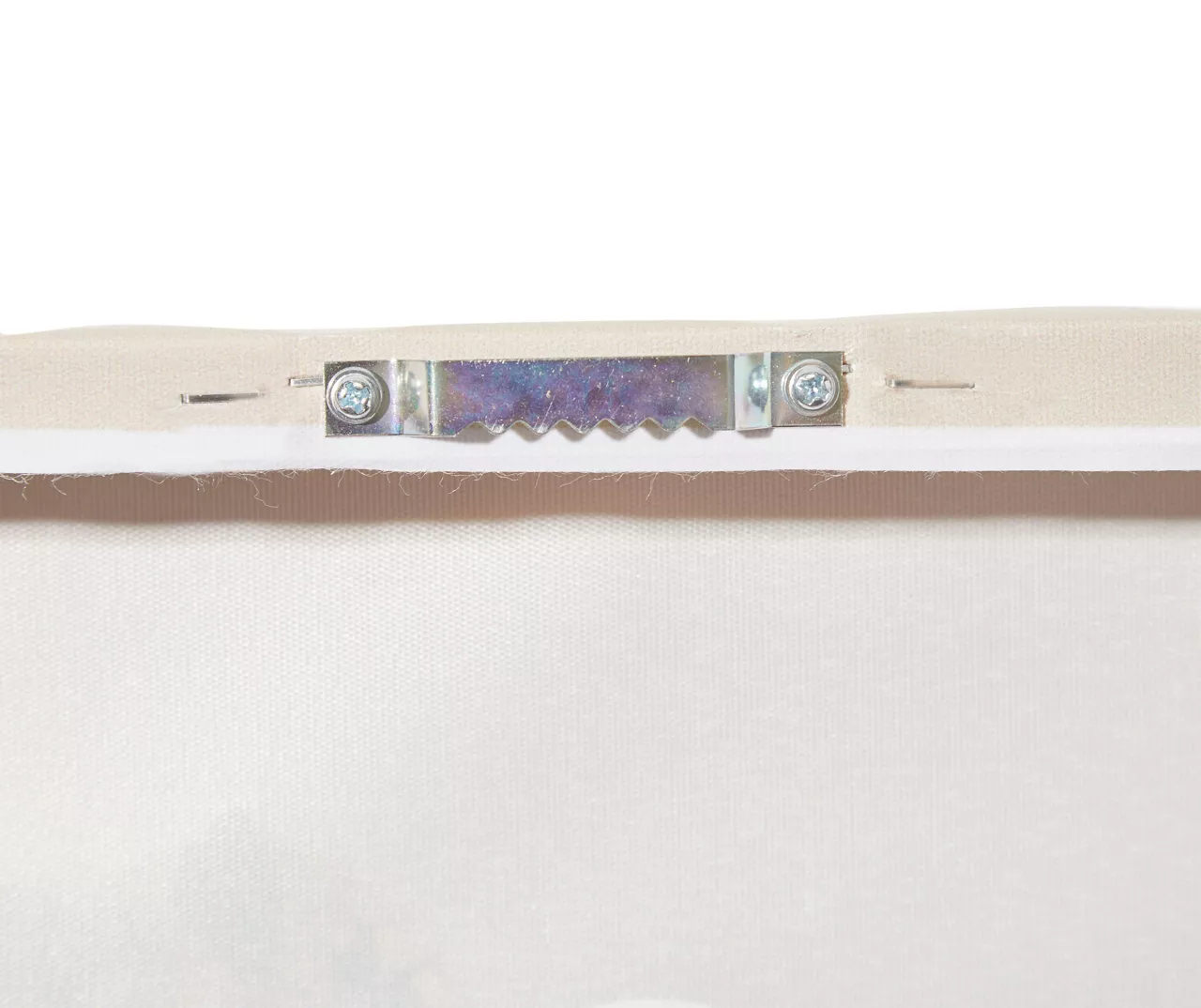 White & Pink Modern Landscape Wrapped Canvas 3 White & Pink Modern Landscape Wrapped Canvas - Image 3