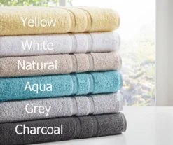 Aegan Yellow Turkish Cotton 6-Piece Towel Set 16 Aegan Yellow Turkish Cotton 6-Piece Towel Set -Cuisinart Store 810555731 9