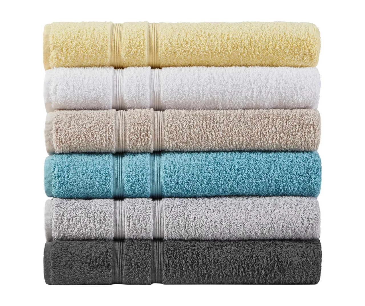 Aegan White Turkish Cotton 6-Piece Towel Set 9 Aegan White Turkish Cotton 6-Piece Towel Set - Image 9