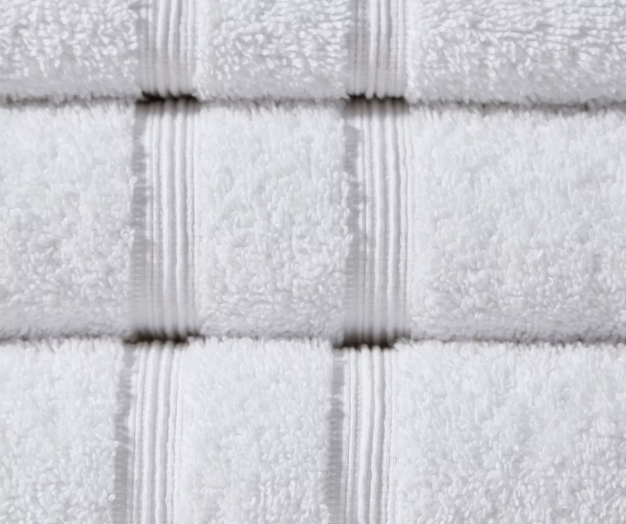 Aegan White Turkish Cotton 6-Piece Towel Set 3 Aegan White Turkish Cotton 6-Piece Towel Set - Image 3