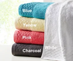 Blue Curv Jacquard 6-Piece Towel Set -Cuisinart Store 810555740 3