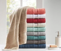 Blue Roman Lattice-Stripe 6-Piece Towel Set 11 Blue Roman Lattice-Stripe 6-Piece Towel Set -Cuisinart Store 810555745 4