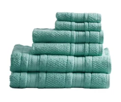 Roman Lattice-Stripe 6-Piece Towel Set -Cuisinart Store 810555749 3