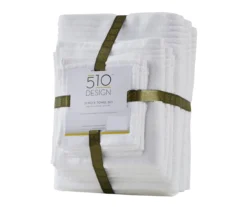 Stripe-Trim 12-Piece Towel Set -Cuisinart Store 810555751 4