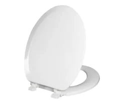 White Oblong Wood Toilet Seat 32 White Oblong Wood Toilet Seat -Cuisinart Store 810557533 13