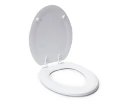 White Oblong Wood Toilet Seat 20 White Oblong Wood Toilet Seat -Cuisinart Store 810557533 2