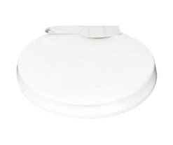 White Oblong Wood Toilet Seat 22 White Oblong Wood Toilet Seat -Cuisinart Store 810557533 4