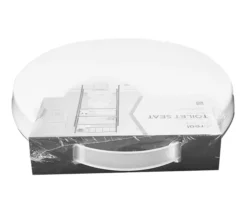 White Oblong Wood Toilet Seat 23 White Oblong Wood Toilet Seat -Cuisinart Store 810557533 5