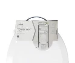 White Oblong Wood Toilet Seat 24 White Oblong Wood Toilet Seat -Cuisinart Store 810557533 6