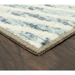Broyhill Blue & Brown Modern Angles Accent Rug -Cuisinart Store 810557653 1