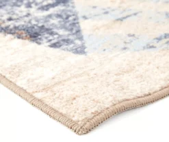 Blue & Brown Modern Angles Runner, (20" X 60") -Cuisinart Store 810557654 1