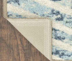 Blue & Brown Modern Angles Runner, (20" X 60") -Cuisinart Store 810557654 4