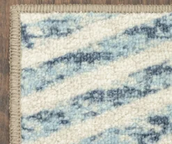 Blue & Brown Modern Angles Runner, (20" X 60") -Cuisinart Store 810557654 5