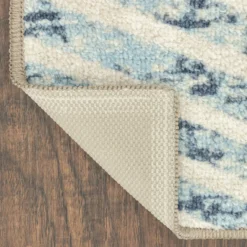 Broyhill Blue & Brown Modern Angles Accent Rug -Cuisinart Store 810557655 4