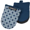 Cuisinart Corsair Blue & White Geometric Mini Oven Mitt, 2-Pack
