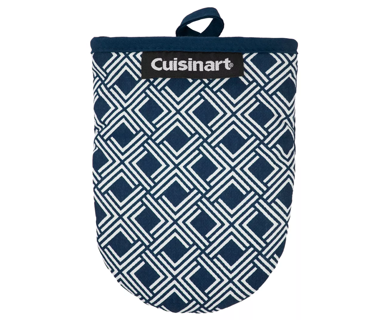 Cuisinart Corsair Blue & White Geometric Mini Oven Mitt, 2-Pack 2 Cuisinart Corsair Blue & White Geometric Mini Oven Mitt, 2-Pack - Image 2