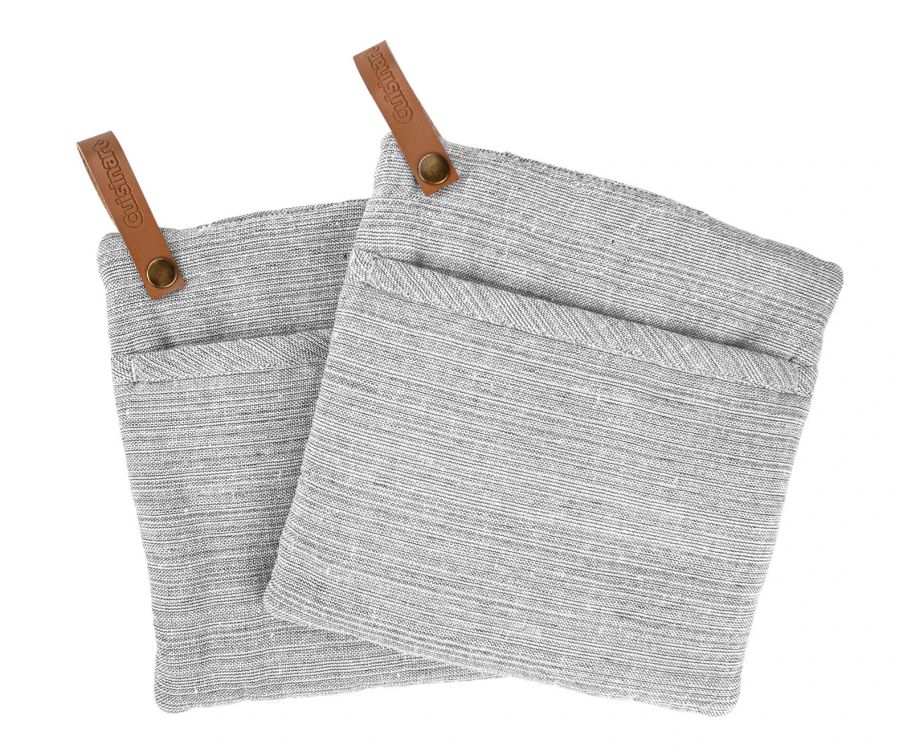 Cuisinart High-Rise Gray Texture-Stripe Holder, 2-Pack 1 Cuisinart High-Rise Gray Texture-Stripe Holder, 2-Pack