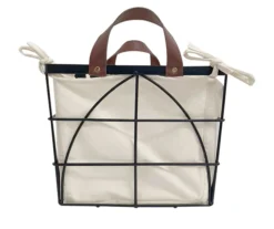 Metal Wire Floor Bin With Liner 5 Metal Wire Floor Bin With Liner -Cuisinart Store 810559065 3