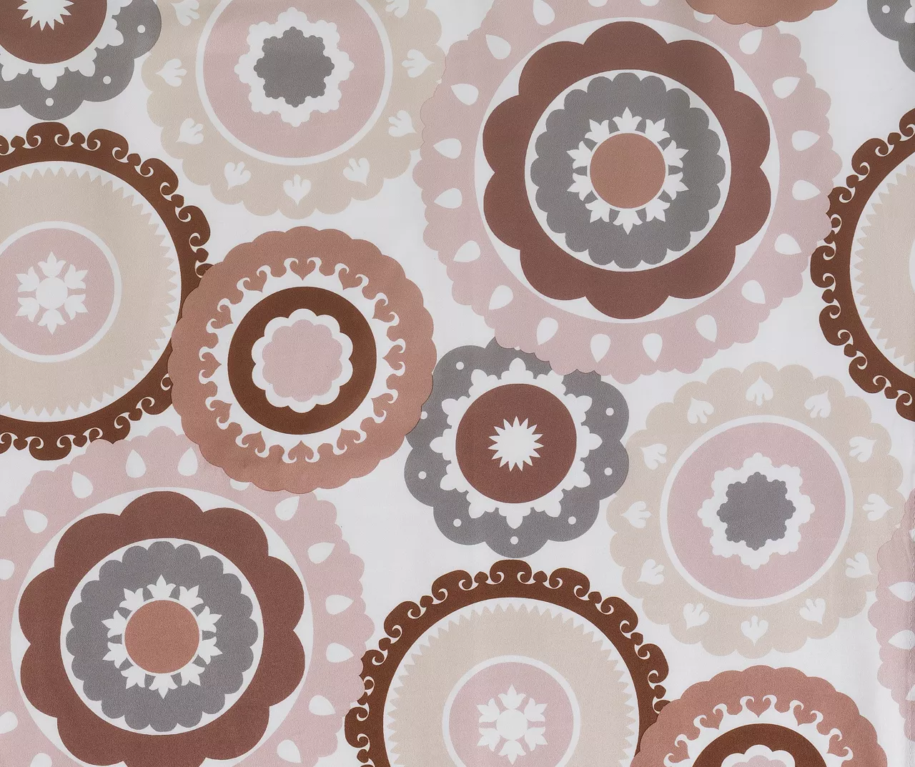 Rydell Sunset Rose Medallion Room-Darkening Grommet 4-Piece Curtain Panel Set, (84") 3 Rydell Sunset Rose Medallion Room-Darkening Grommet 4-Piece Curtain Panel Set, (84") - Image 3