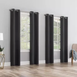 Sun Zero Baylor Room-Darkening Grommet 4-Piece Curtain Panel Set -Cuisinart Store 810559677 01