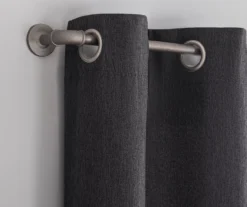 Baylor Charcoal Room-Darkening Grommet 4-Piece Curtain Panel Set, (84") 10 Baylor Charcoal Room-Darkening Grommet 4-Piece Curtain Panel Set, (84") -Cuisinart Store 810559677 1