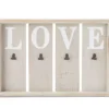 "Love" Gray & White Photo Clip Framed Wall Plaque
