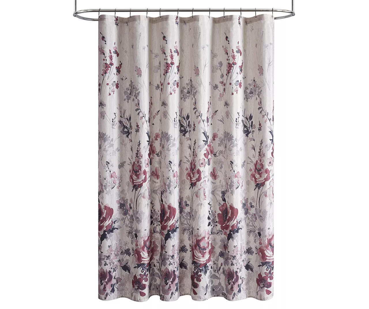 VCNY Home Ainsley Purple & Beige Floral 14-Piece Bath Set 2 VCNY Home Ainsley Purple & Beige Floral 14-Piece Bath Set - Image 2