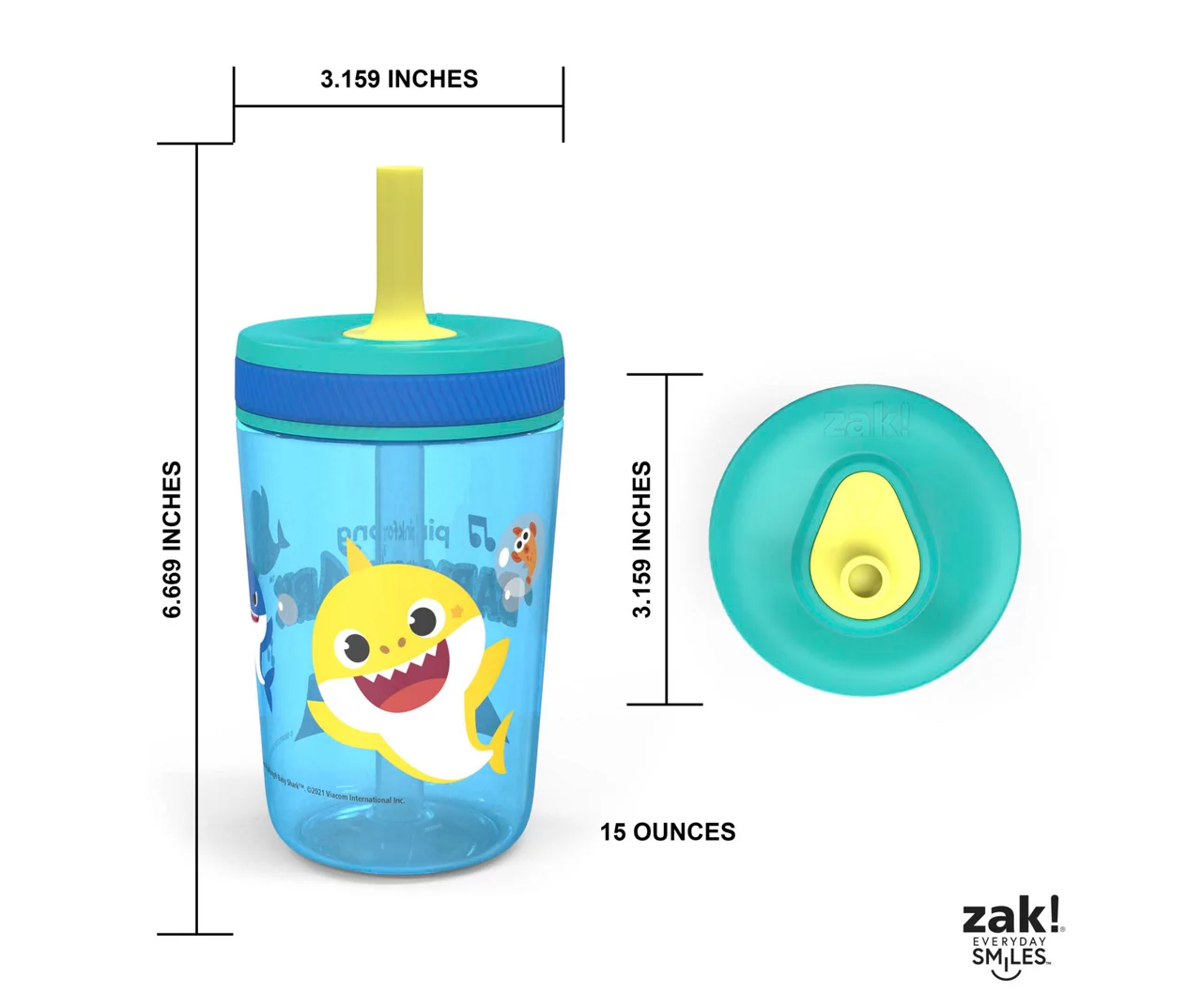 Baby Shark Kelso Tumbler, 15 Oz. 5 Baby Shark Kelso Tumbler, 15 Oz. - Image 5