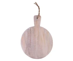 Round Mango Wood Cutting Board, (10")