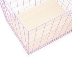 Tapered Grid Bin With Wood Base 19 Tapered Grid Bin With Wood Base -Cuisinart Store 810570139 3