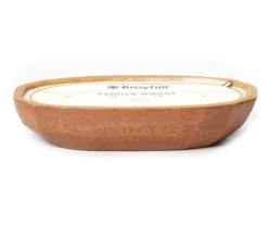 Vanilla Woods Brown Oval 4-Wick Bowl Candle, 28 Oz.