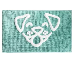 Dog Face Chenille Pet Towel & Rug Set