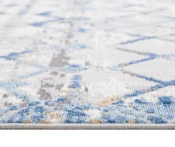 Jessica Blue & Cream Moroccan Geometric Area Rug, (5' X 7') 21 Jessica Blue & Cream Moroccan Geometric Area Rug, (5' X 7') -Cuisinart Store 810573861 810573862 810573863 810573864 10
