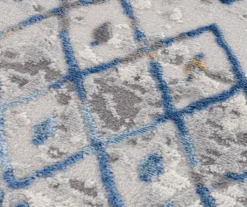 Jessica Blue & Cream Moroccan Geometric Area Rug, (5' X 7') 23 Jessica Blue & Cream Moroccan Geometric Area Rug, (5' X 7') -Cuisinart Store 810573861 810573862 810573863 810573864 12