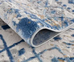 Jessica Blue & Cream Moroccan Geometric Area Rug, (5' X 7') 18 Jessica Blue & Cream Moroccan Geometric Area Rug, (5' X 7') -Cuisinart Store 810573861 810573862 810573863 810573864 7