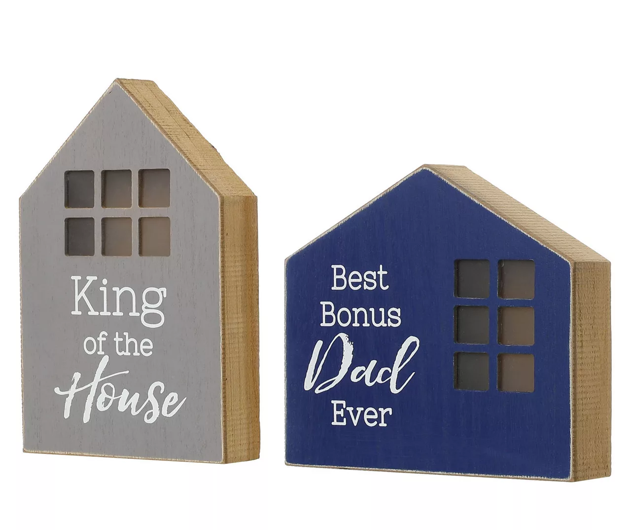 "King Of The House" & "Best Bonus Dad Ever" House 2-Piece LED Tabletop Decor Set 4 "King Of The House" & "Best Bonus Dad Ever" House 2-Piece LED Tabletop Decor Set - Image 4