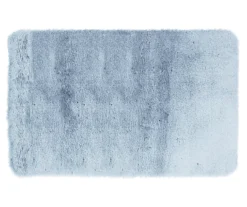 Adair Light Blue Watercolor & Faux Fur 14-Piece Bath Set -Cuisinart Store 810575054 3