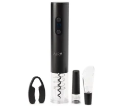 AirVi Black Electric Wine Opener Kit