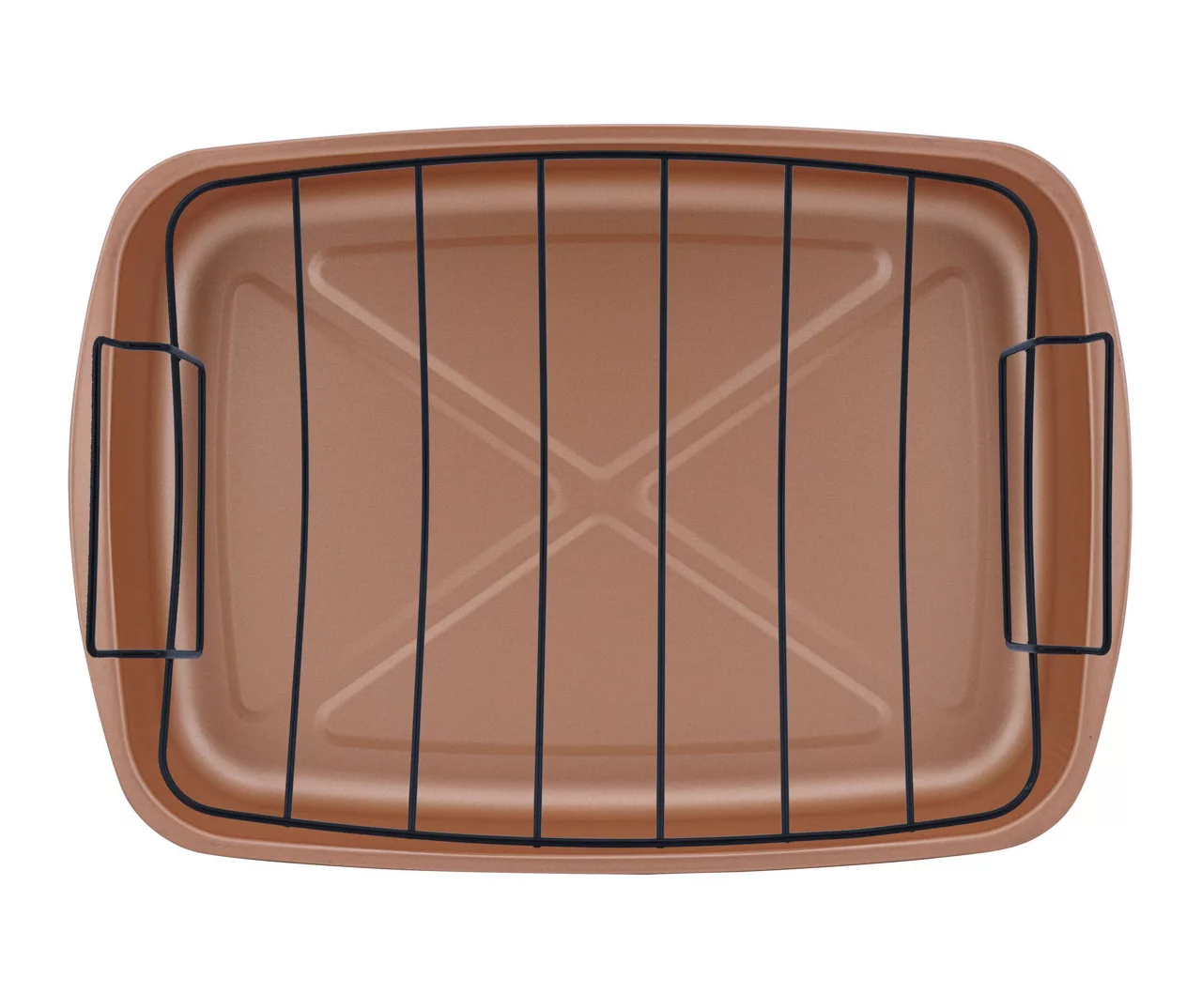 Copper Roaster Pan With Rack 1 Copper Roaster Pan With Rack