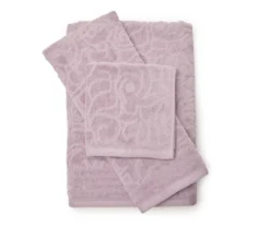 Broyhill Damask Jacquard Velour Towel -Cuisinart Store 810578030 810578028 810578072 1