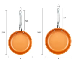 Masterpan Bronze 2-Piece Aluminum Fry Pan Set -Cuisinart Store 810579253 4