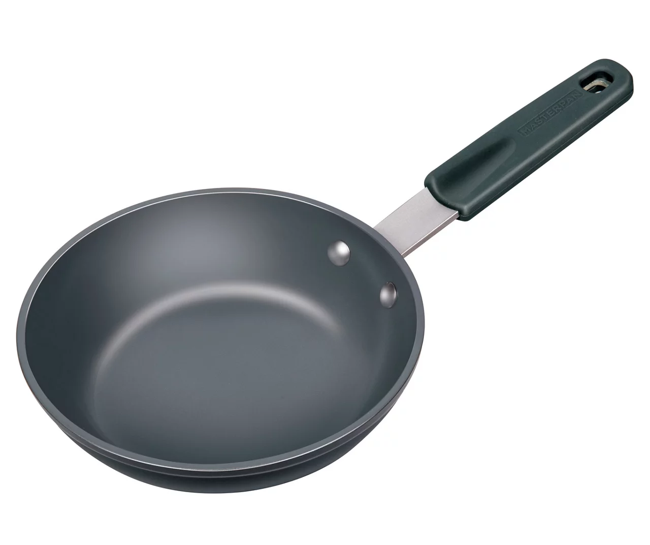 Masterpan 8" Gray Non-Stick Aluminum & Stainless Steel Fry Pan 1 Masterpan 8" Gray Non-Stick Aluminum & Stainless Steel Fry Pan