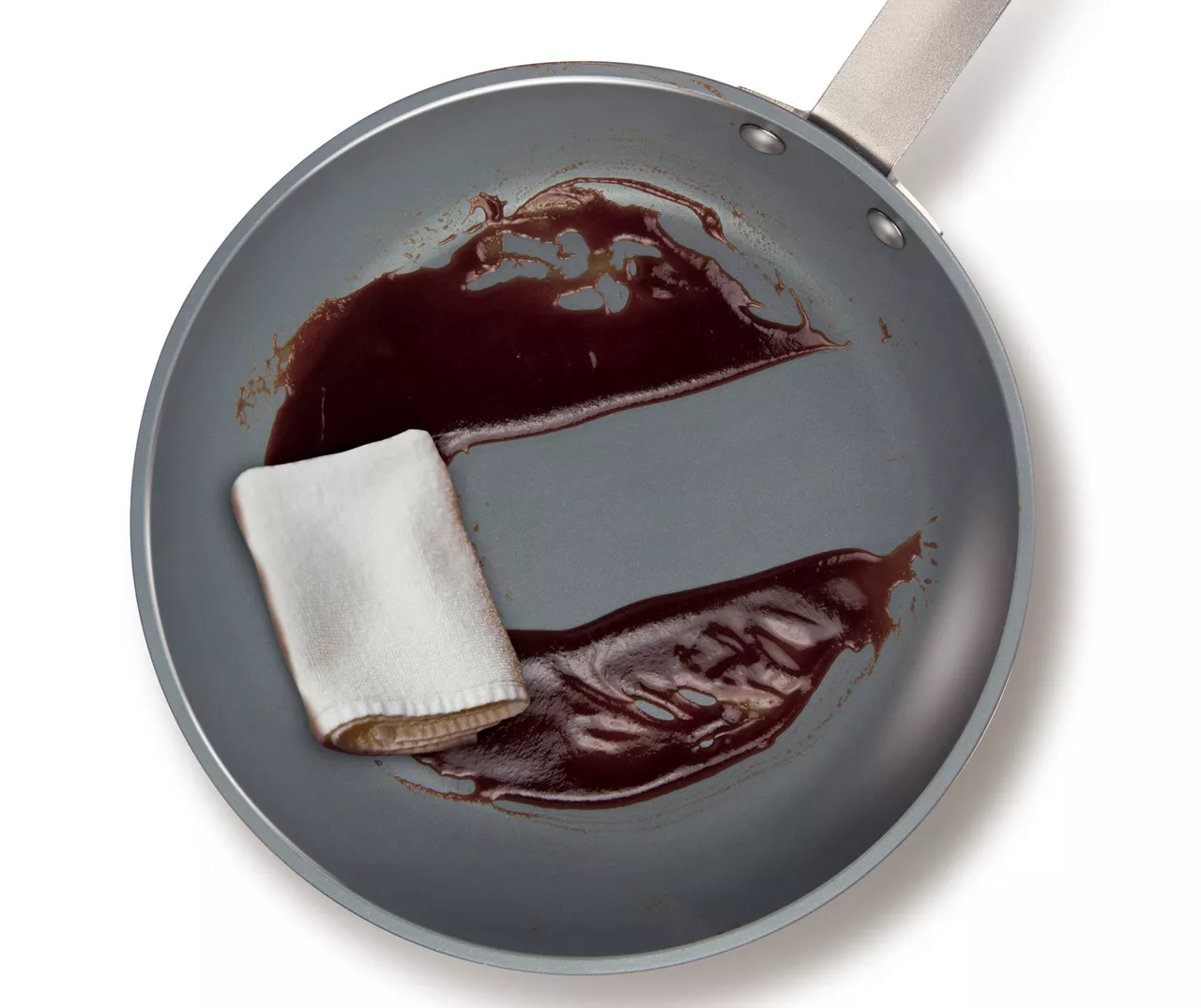 Masterpan 9.5" Gray Non-Stick Aluminum & Stainless Steel Fry Pan 7 Masterpan 9.5" Gray Non-Stick Aluminum & Stainless Steel Fry Pan - Image 7